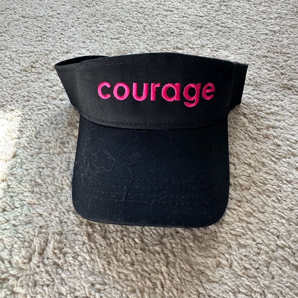 Courage Black and Pink Visor